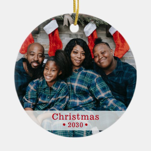 Aangepast Ornament voor fotofeestdag (Voorkant)