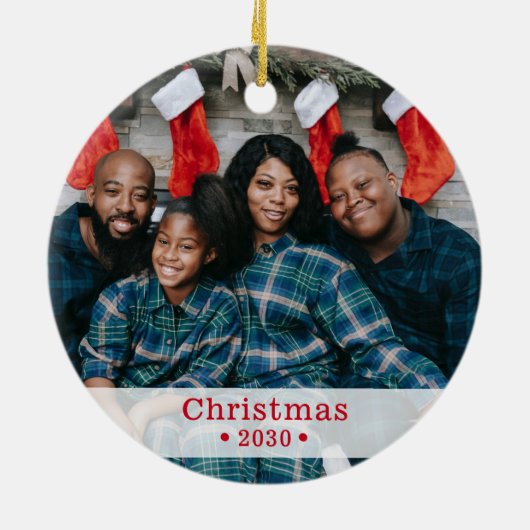 Aangepast Ornament voor fotofeestdag (Achterkant)