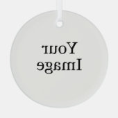 Aangepast Ornament voor fotoglas (Achterkant)