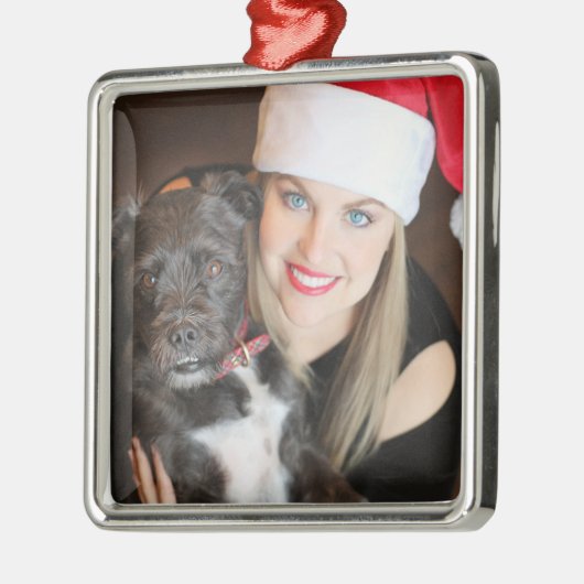 Aangepast Ornament voor foto's bij mij en honden (Links)