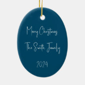 Aangepast Ornament voor Heilige Nachtelijke Kerami (Achterkant)