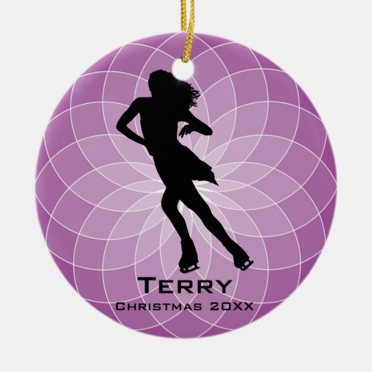 Aangepast Ornament voor ijsschaatsen (Voorkant)