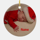 Aangepast Ornament voor kerstboomfoto's, aangepast (Achterkant)