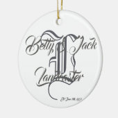 Aangepast ornament voor monogram (Links)