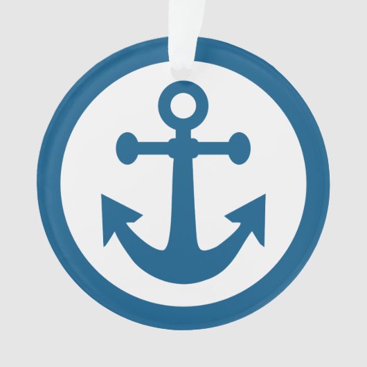 Aangepast ornament voor Nautical Anchor (voorkant)