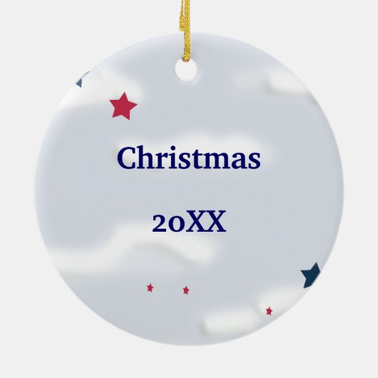 Aangepast Ornament voor ontwerp voor onautisch ver (Achterkant)