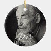 Aangepast ornament voor persoonlijke foto's (Achterkant)