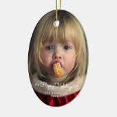 Aangepast Ornament voor Prettige feestdagen kerstb (Links)
