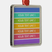 Aangepast ornament voor regenboogkleuren (Rechts)