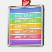 Aangepast ornament voor regenboogkleuren (Links)