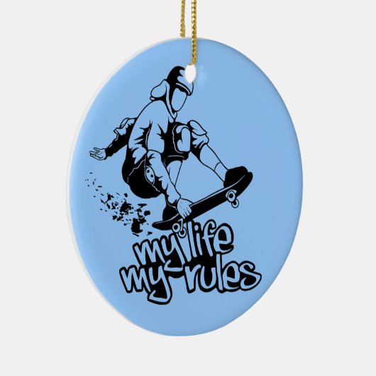 Aangepast ornament voor skateboarden (Rechts)