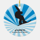 Aangepast Ornament voor spnowboarding (Achterkant)