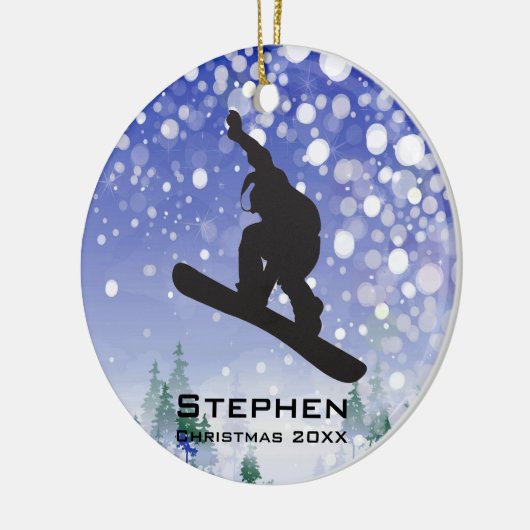 Aangepast Ornament voor spnowboarding (Links)