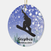 Aangepast Ornament voor spnowboarding (Links)