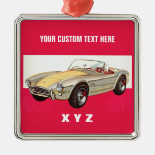 Aangepast ornament voor Vintage-auto