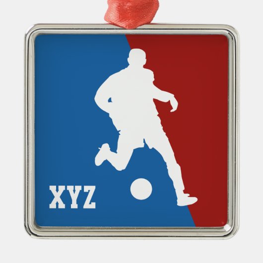 Aangepast ornament voor voetzoekersspeler (Voorkant)