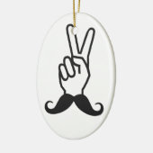 Aangepast ornament Winnende Mustache (Links)