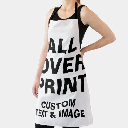 Aangepast over afdruk groot scherm schort (Insitu)
