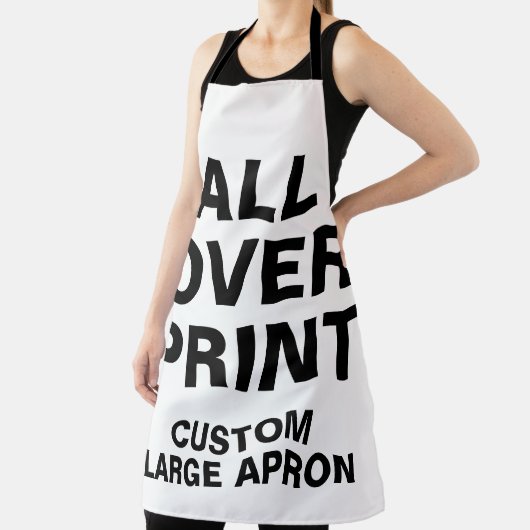 Aangepast over afdruk groot scherm schort (Insitu)