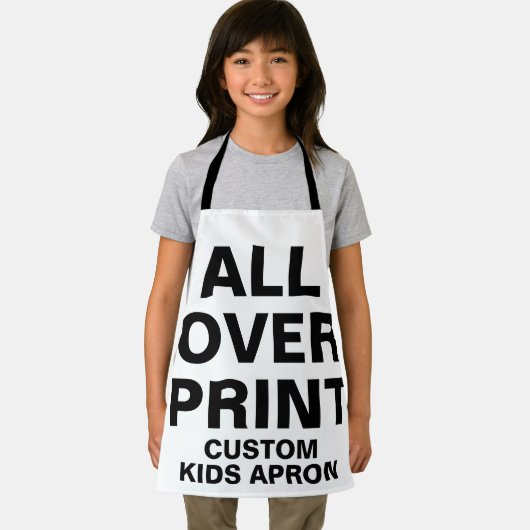 Aangepast over afdruk Kinder, klein design Schort (Insitu)