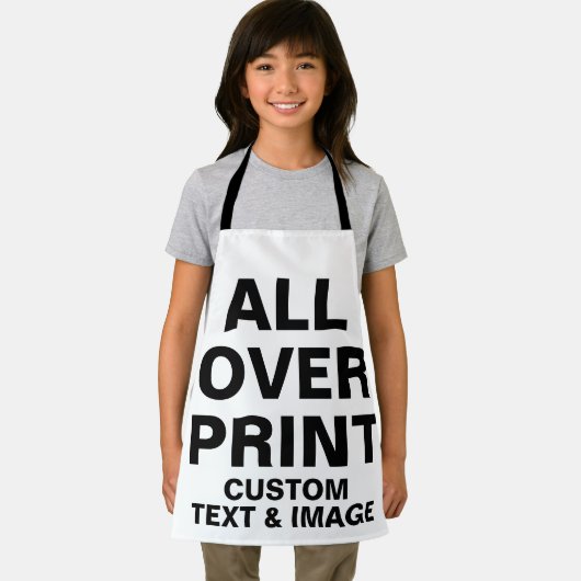 Aangepast over afdruk, klein scherm schort (Insitu)