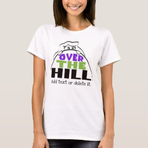 Aangepast over de heuvel t-shirt