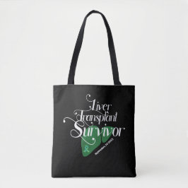 Aangepast overlevende levertransplantaat tote bag