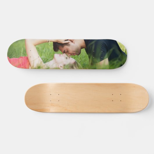 Aangepast paar foto-bruiloft persoonlijk skateboard (Horizontaal)