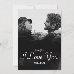 Aangepast paar foto Happy Valentijns Feestdagenkaart