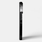 Aangepast paar foto Stijlvol zwart Abstract Case-Mate iPhone Case (Achterkant / Rechts)