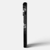 Aangepast paar foto Stijlvol zwart Abstract Case-Mate iPhone Case (Achterkant / Links)