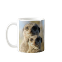 Aangepast paar van Meerkats Coffee-Mok