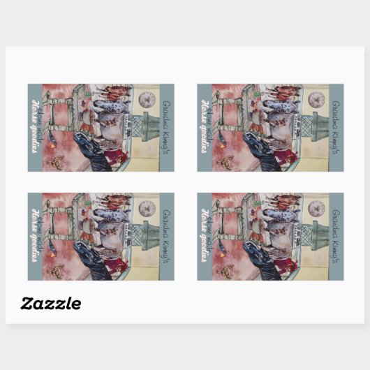 Aangepast paard goodies label (Vel)