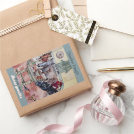 Aangepast paard goodies label