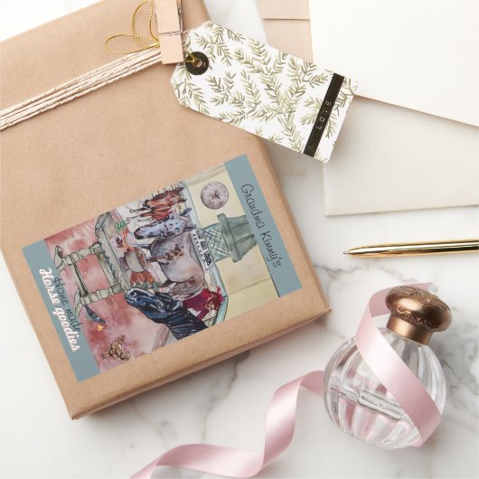 Aangepast paard goodies label (Geschenken)