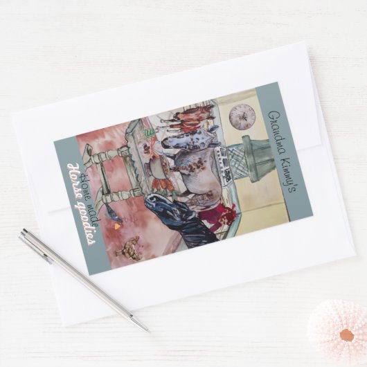 Aangepast paard goodies label (Envelop)