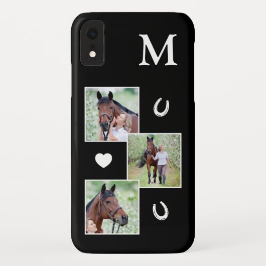 Aangepast paardendier Fotopaard Case-Mate iPhone Case (Achterkant)