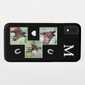 Aangepast paardendier Fotopaard Case-Mate iPhone Case (Achterkant (horizontaal))