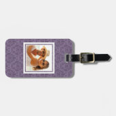 Aangepast Paars bloemkool voor foto's 2 Bagagelabel (Voorkant horizontaal)