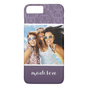 Aangepast Paars bloemkool voor foto's en namen 2 Case-Mate iPhone Case