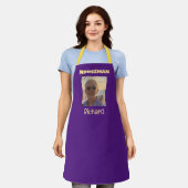 Aangepast Paars en goudNorseman fotoplatform Schort (Gedragen)