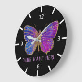 Aangepast Paars en goudvlinder Grote Klok (Hoek)