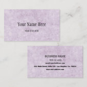 Aangepast Paars gekraakt Visitekaartje textiel (Voorkant / Achterkant)