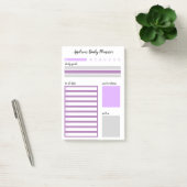 Aangepast Paars grijs dagblad Post-it® Notes (Kantoor)