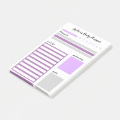 Aangepast Paars grijs dagblad Post-it® Notes (Schuin)