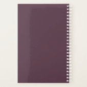 Aangepast Paars legant script voor bruiloft foto's Planner (Achterkant)