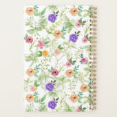 Aangepast Paars roze geel hout, vroeg Planner