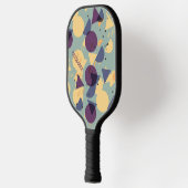 Aangepast Paars seafoam Blauwgroen Blauw Oranje Mo Pickleball Paddle (Links)