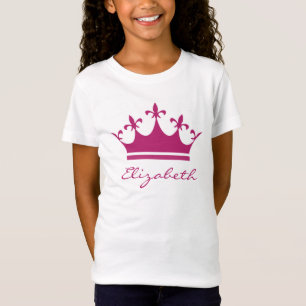 Aangepast Paars Tiara T-shirt