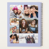 Aangepast Paars voor meerdere foto's met dubbele Planner (Achterkant)